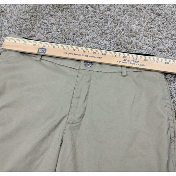 Nike Dri-Fit Golf Pants Mens 32x32 Beige Khaki Chino Performance Standard Fit - Picture 5 of 6
